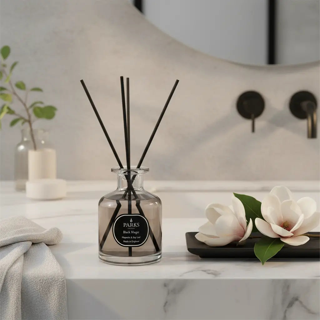 Magnolia & Bay Leaf Reed Diffuser — 100ml Parks Candles