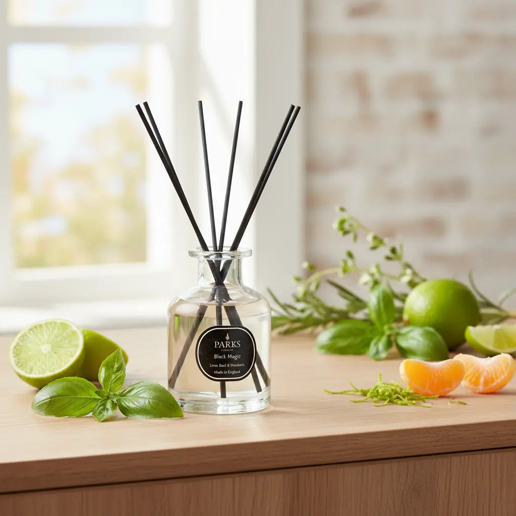Lime, Basil & Mandarin Reed Diffuser — 100ml Parks Candles