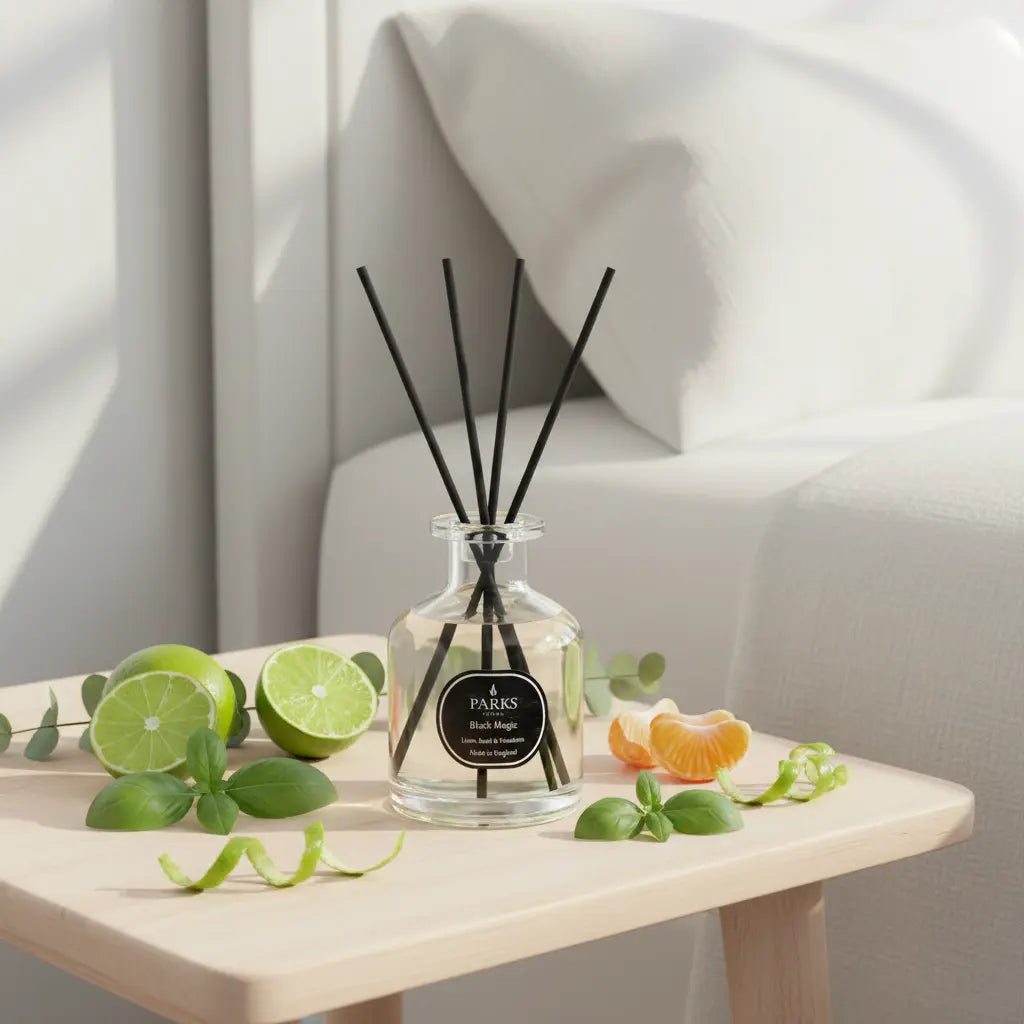 Lime, Basil & Mandarin Reed Diffuser — 100ml Parks Candles