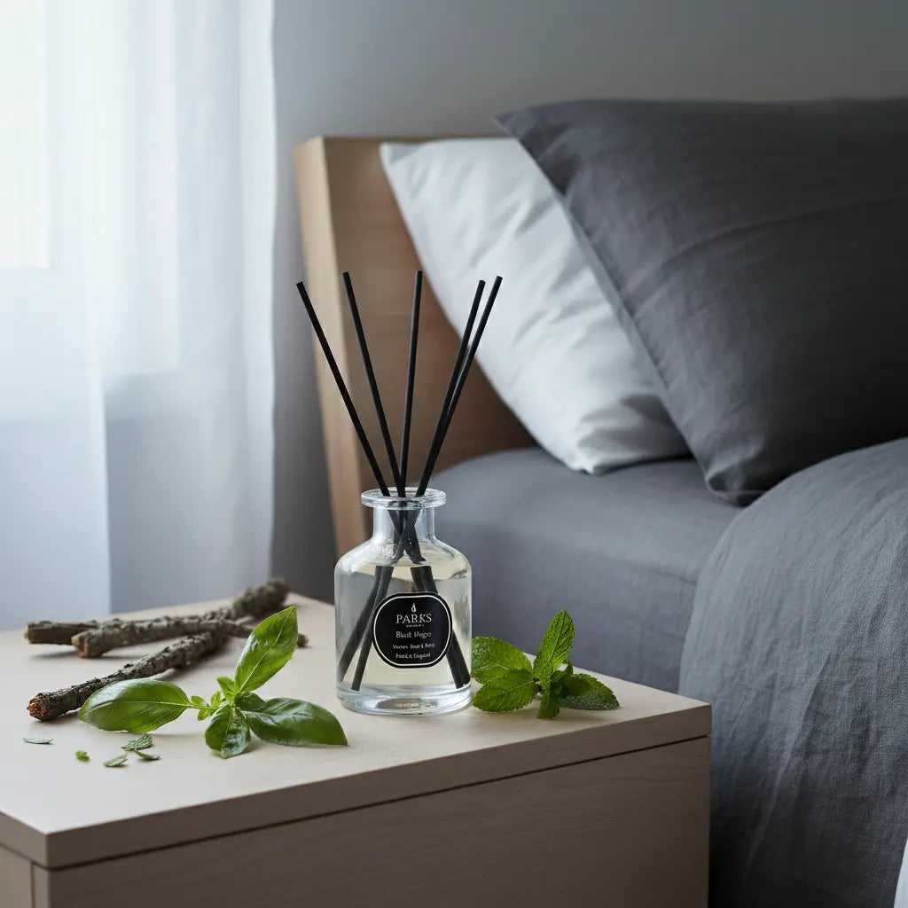 Vetiver, Basil & Mint Reed Diffuser — 100ml