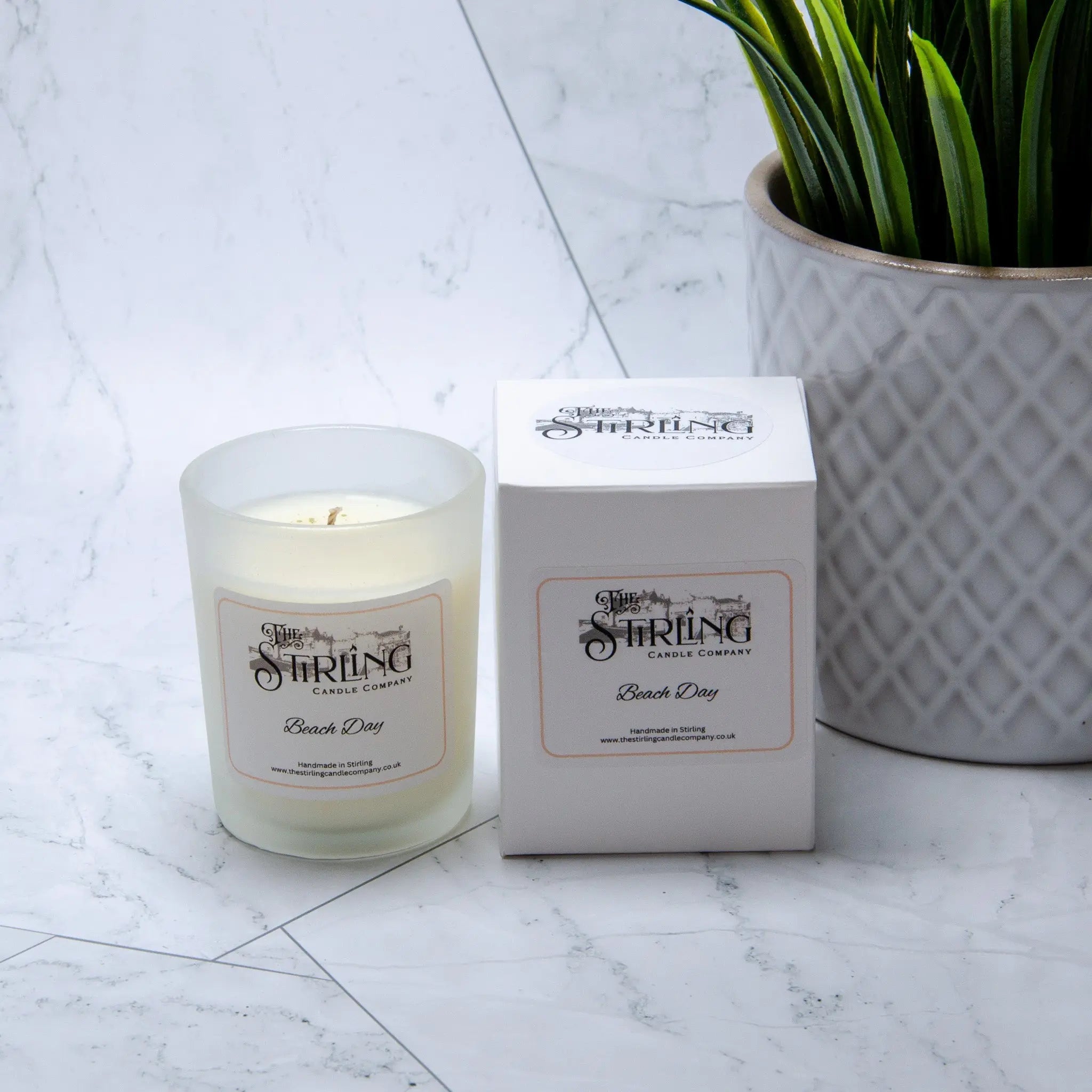 Beach Day – Small Candle The Stirling Candle Company