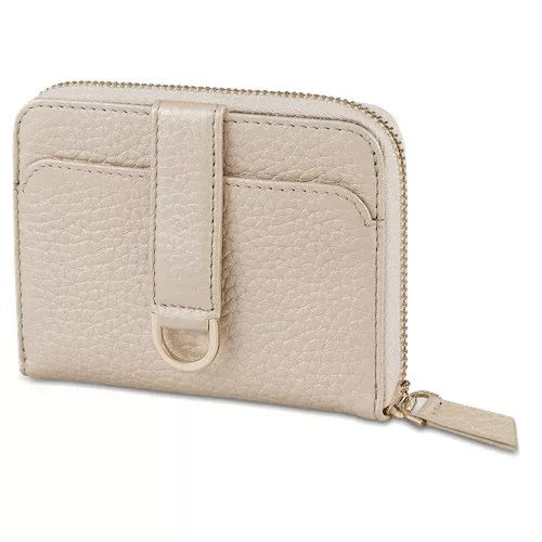 VAULTSKIN BELGRAVIA Zipper Wallet with RFID Blocking (Champagne)
