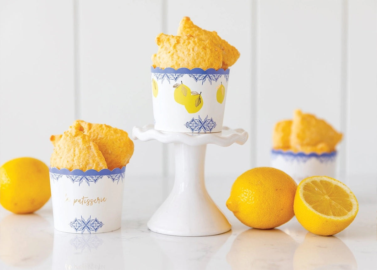 Blue Tile Food/Baking Cups (50 pcs)