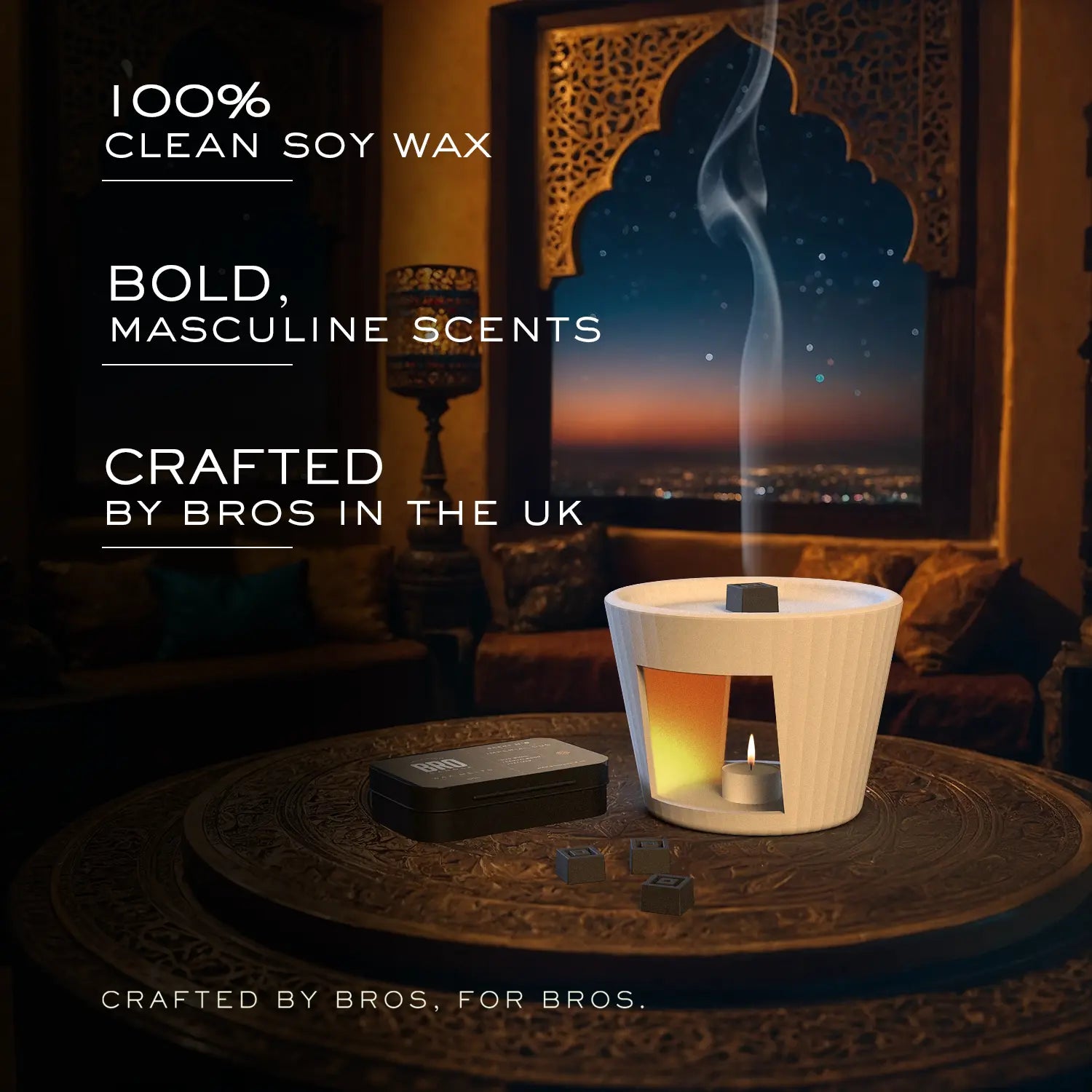 Imperial Oud Wax Melts Bro Candle