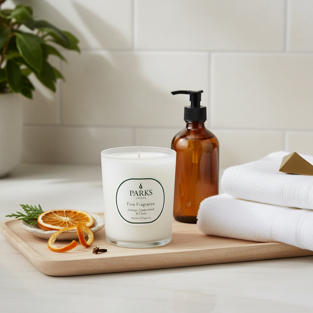 Orange, Cedarwood & Clove Candle — 180g