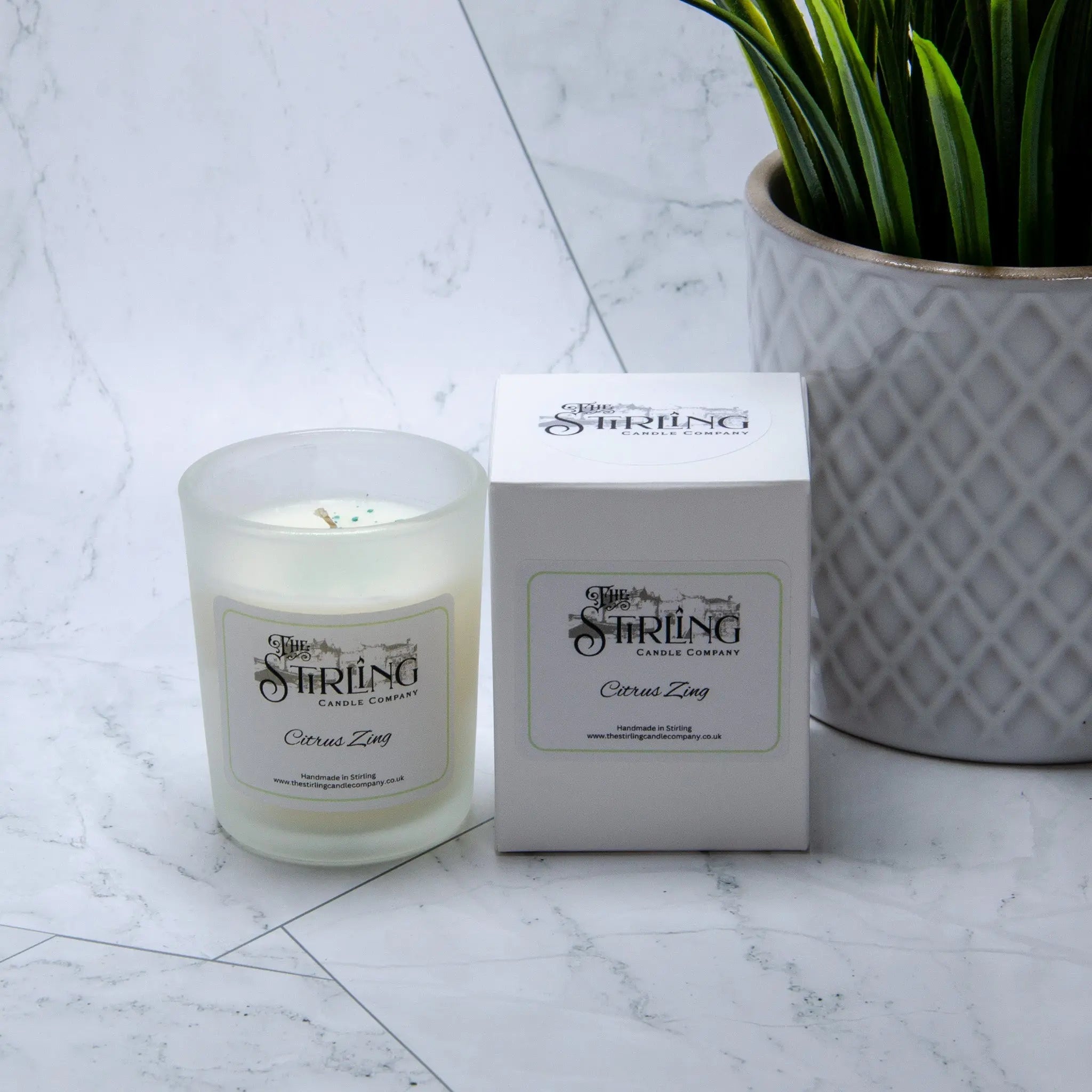 Citrus Zing – Small Candle The Stirling Candle Company