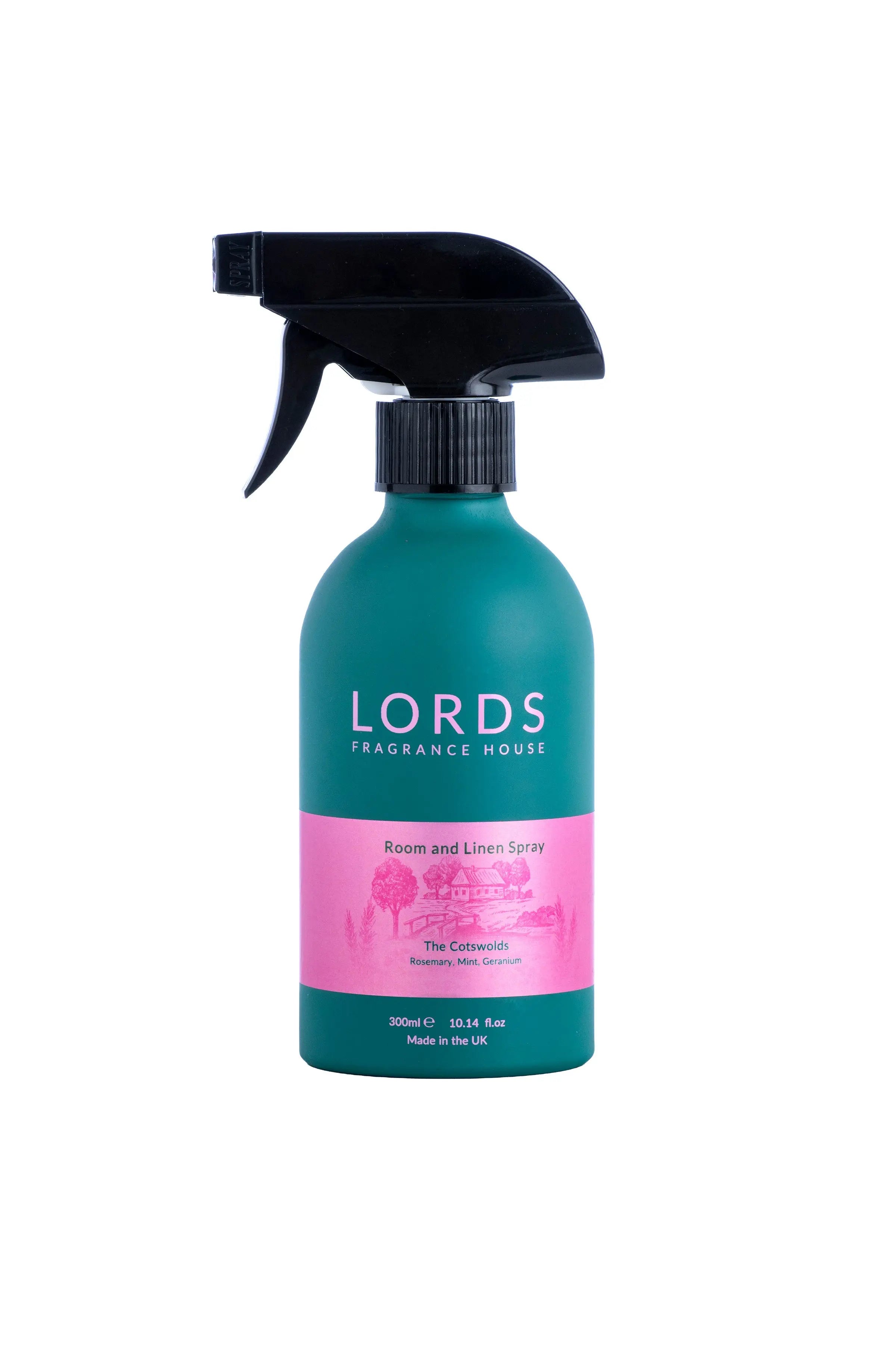 Green Aluminium Room & Linen Spray LORDS Fragrance House