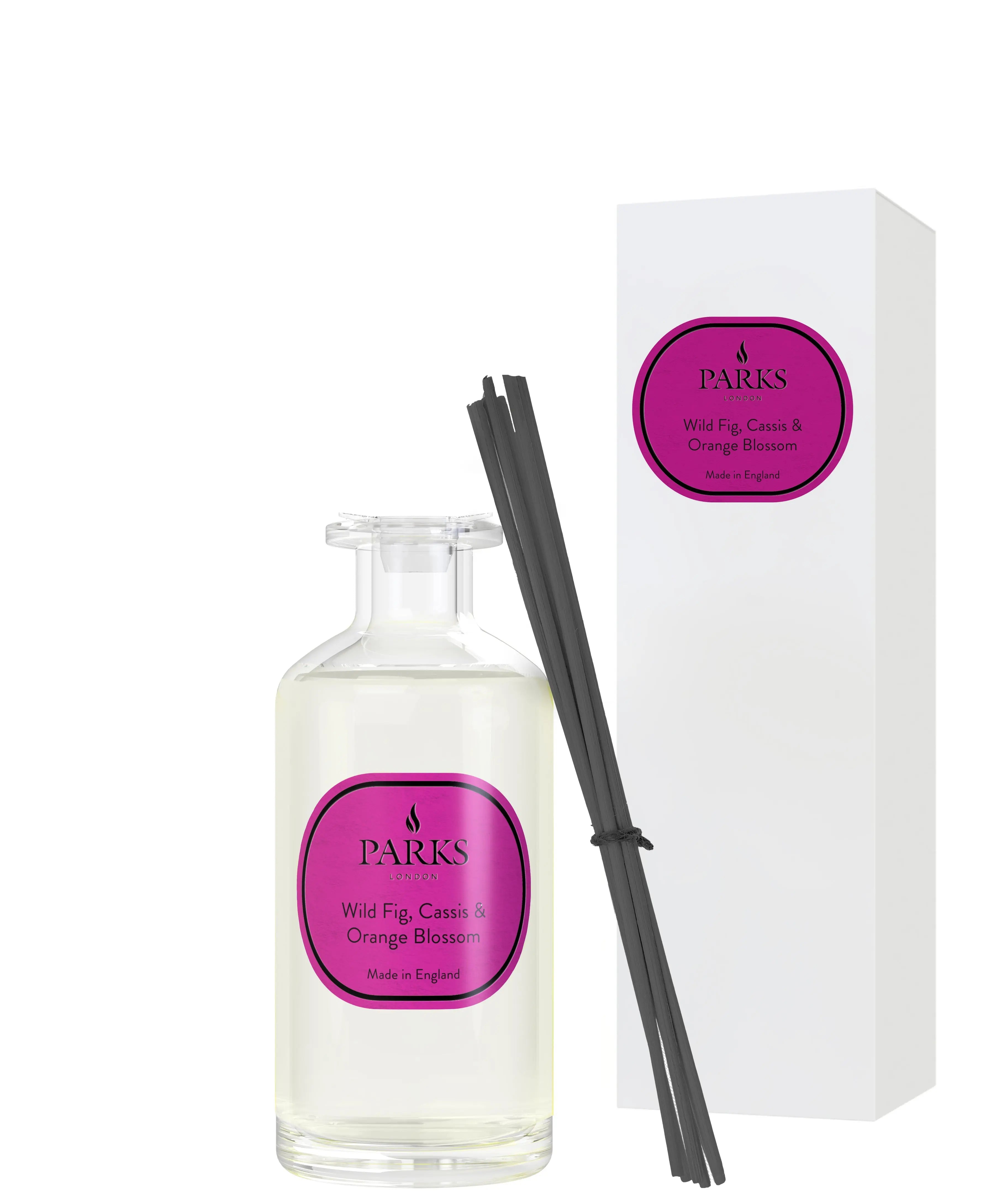 Wild Fig, Cassis & Orange Blossom Reed Diffuser — 220ml Parks Candles