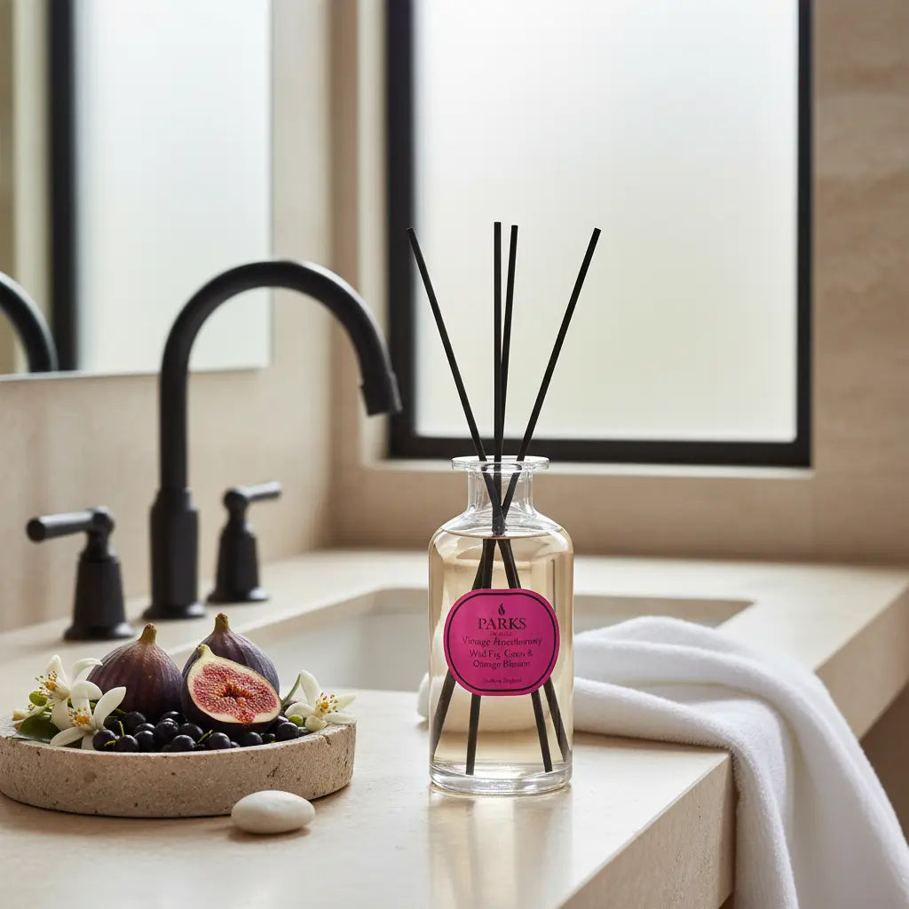 Wild Fig, Cassis & Orange Blossom Reed Diffuser — 220ml Parks Candles