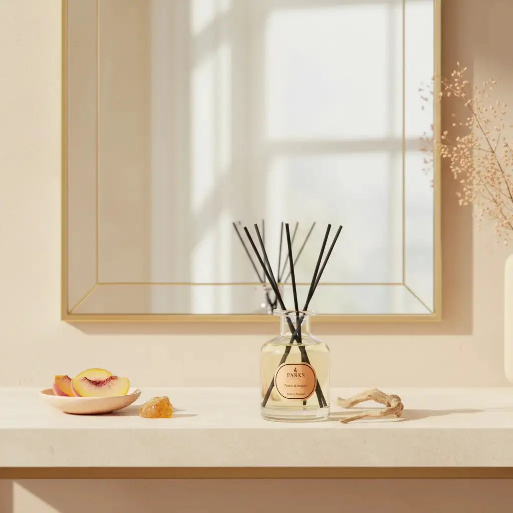 Peach Amyris Reed Diffuser — 100ml Parks Candles