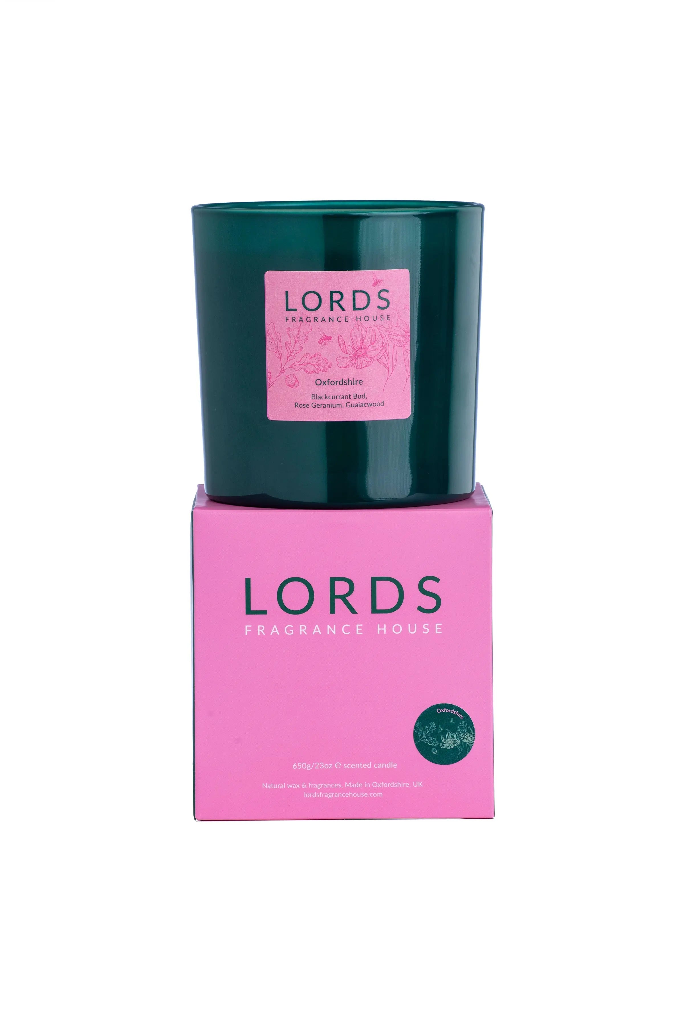 Oxfordshire 3 Wick Candle LORDS Fragrance House