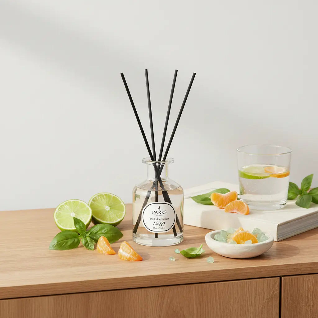 No. 10 – Lime, Basil and Mandarin Reed Diffuser — 100ml Parks Candles