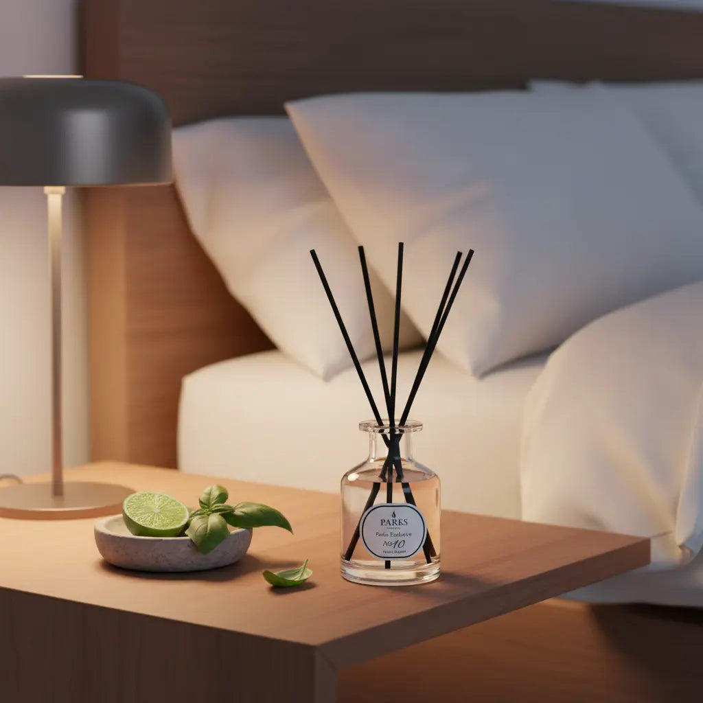 No. 10 – Lime, Basil and Mandarin Reed Diffuser — 100ml Parks Candles