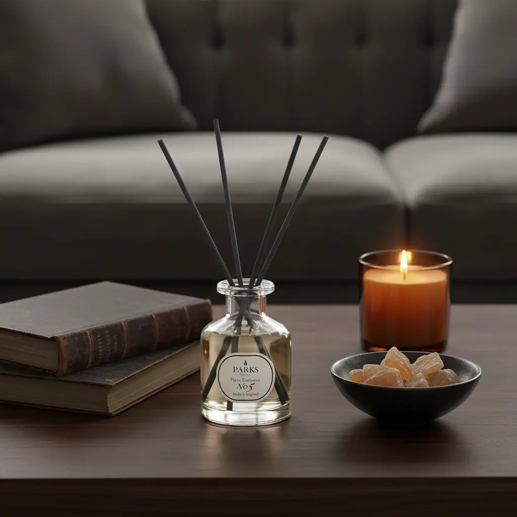 No. 5 – Black Olive & Frankincense Reed Diffuser — 100ml
