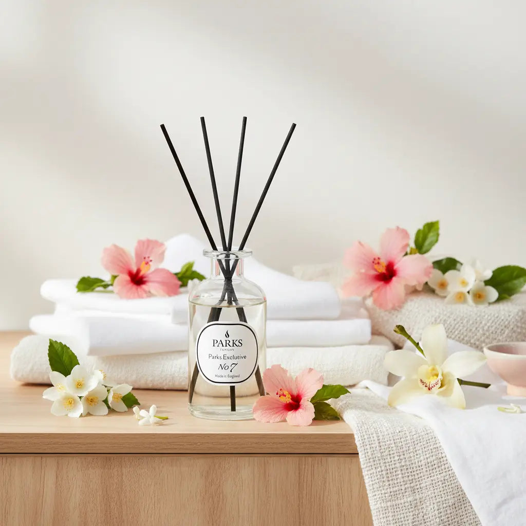 No. 7 – Cotton Fresh Reed Diffuser — 220ml Parks Candles