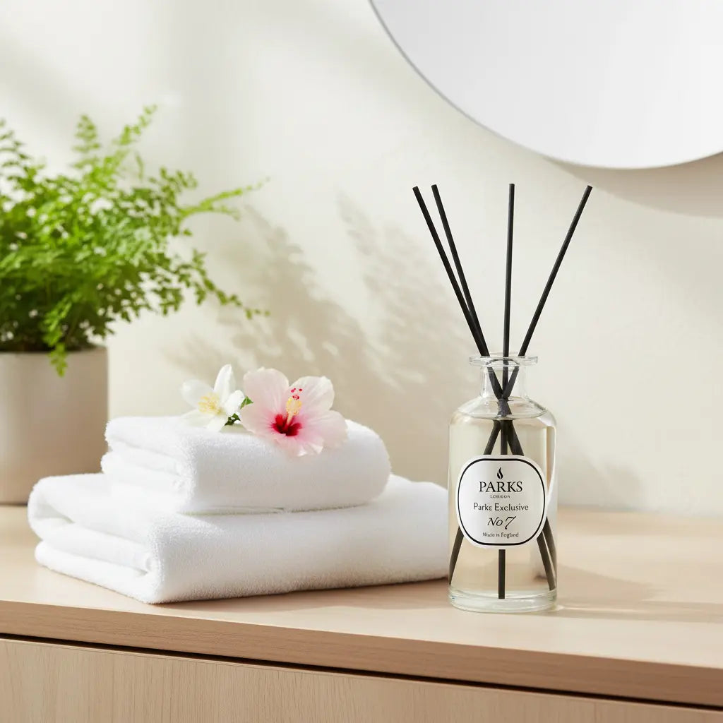 No. 7 – Cotton Fresh Reed Diffuser — 220ml Parks Candles