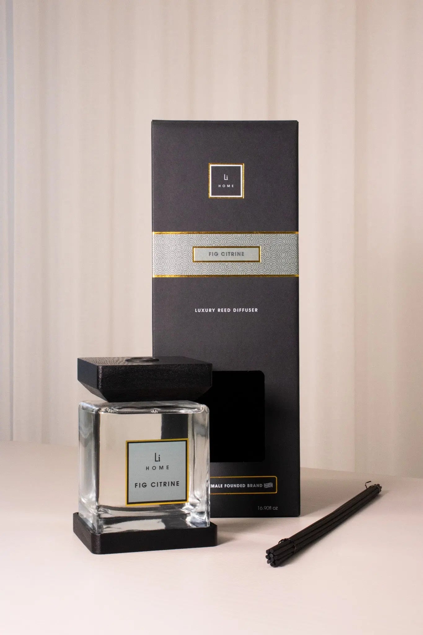 Luxury Square Diffuser - Fig Citrine Lifestyle Home Collection