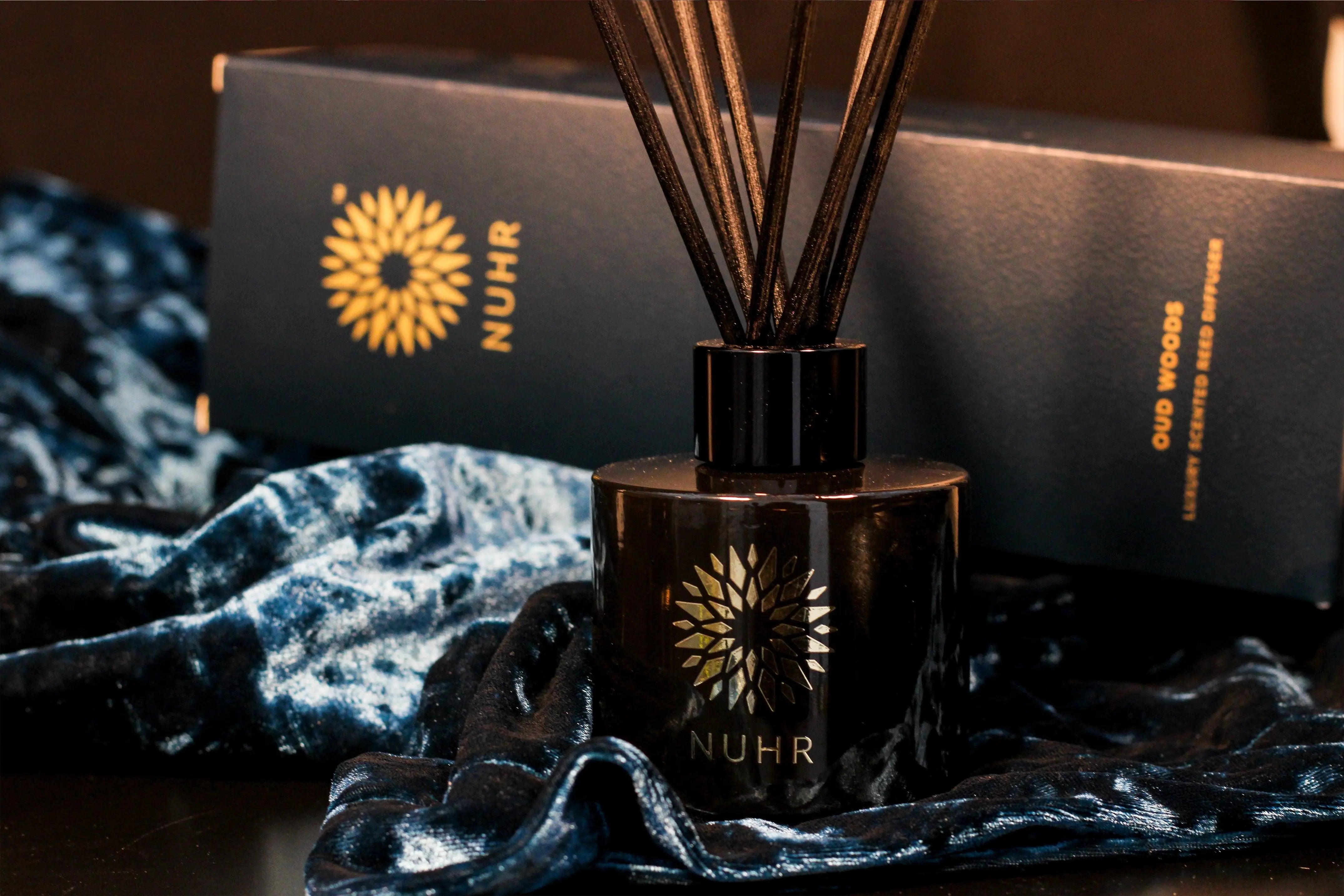 Oud Woods Luxury Reed Diffuser NUHR Home
