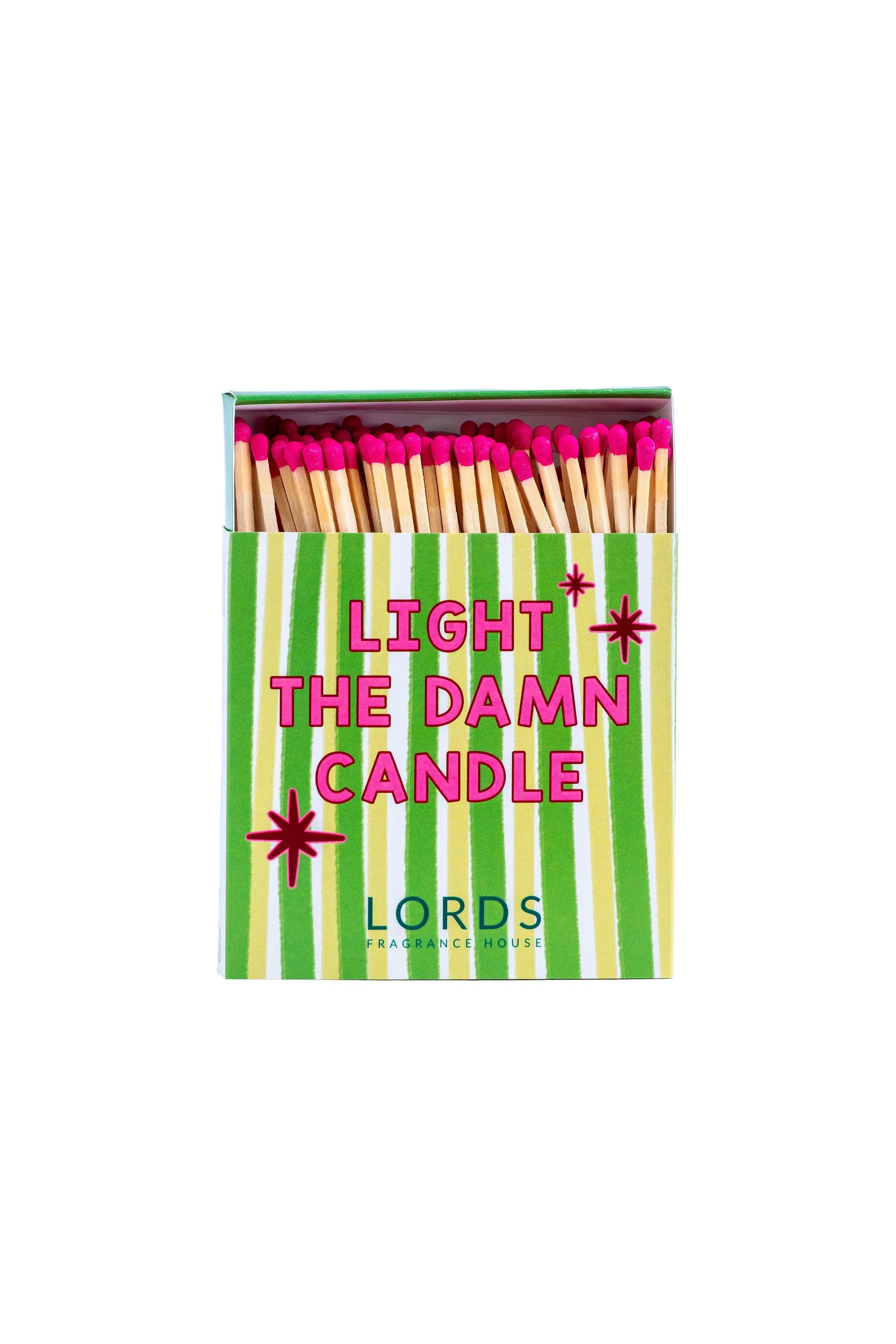 'Light the Damn Candle' LORDS Matches LORDS Fragrance House