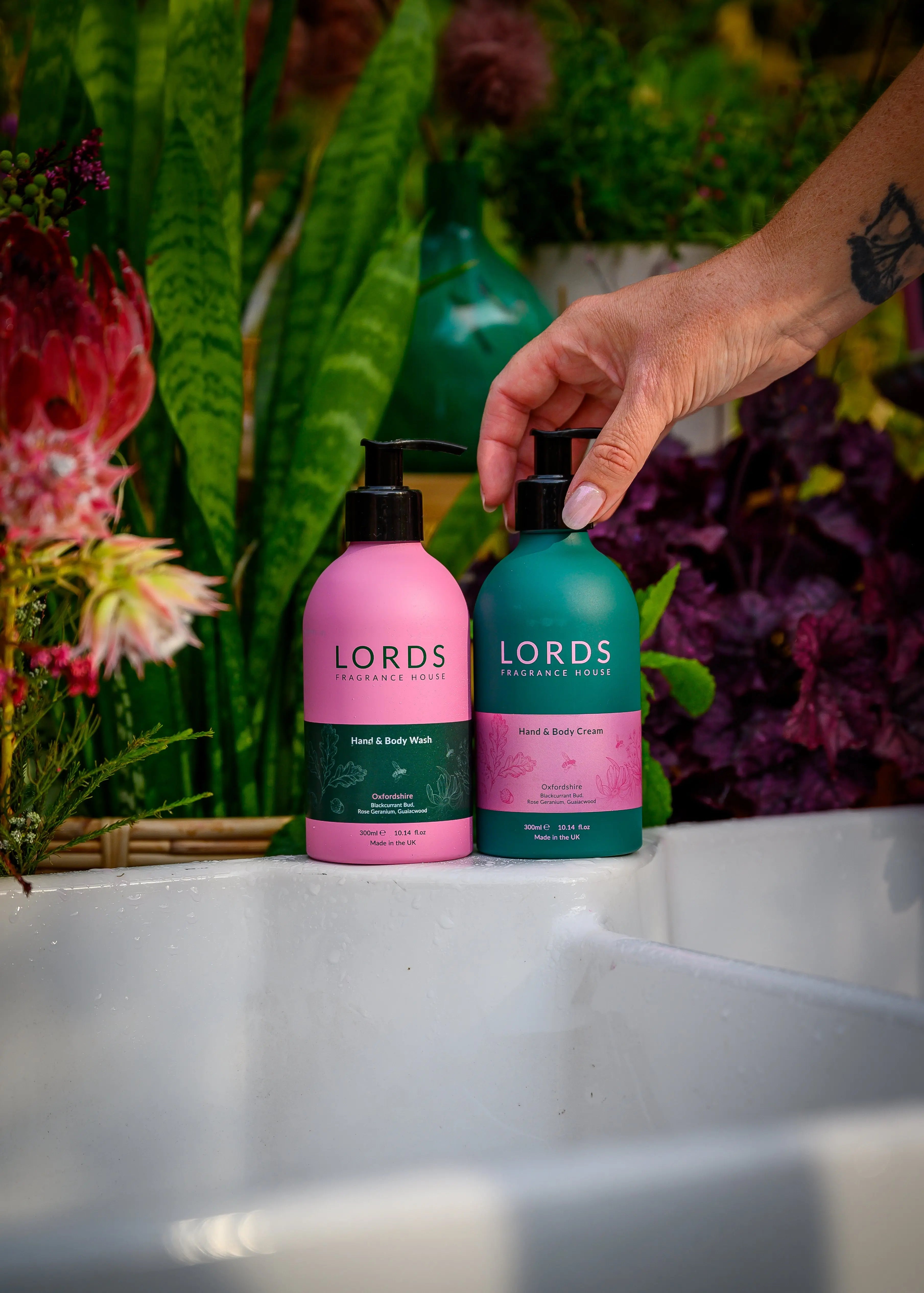 Hand & Body Cream, Green, Rinse & Repeat Aluminium Bottle LORDS Fragrance House