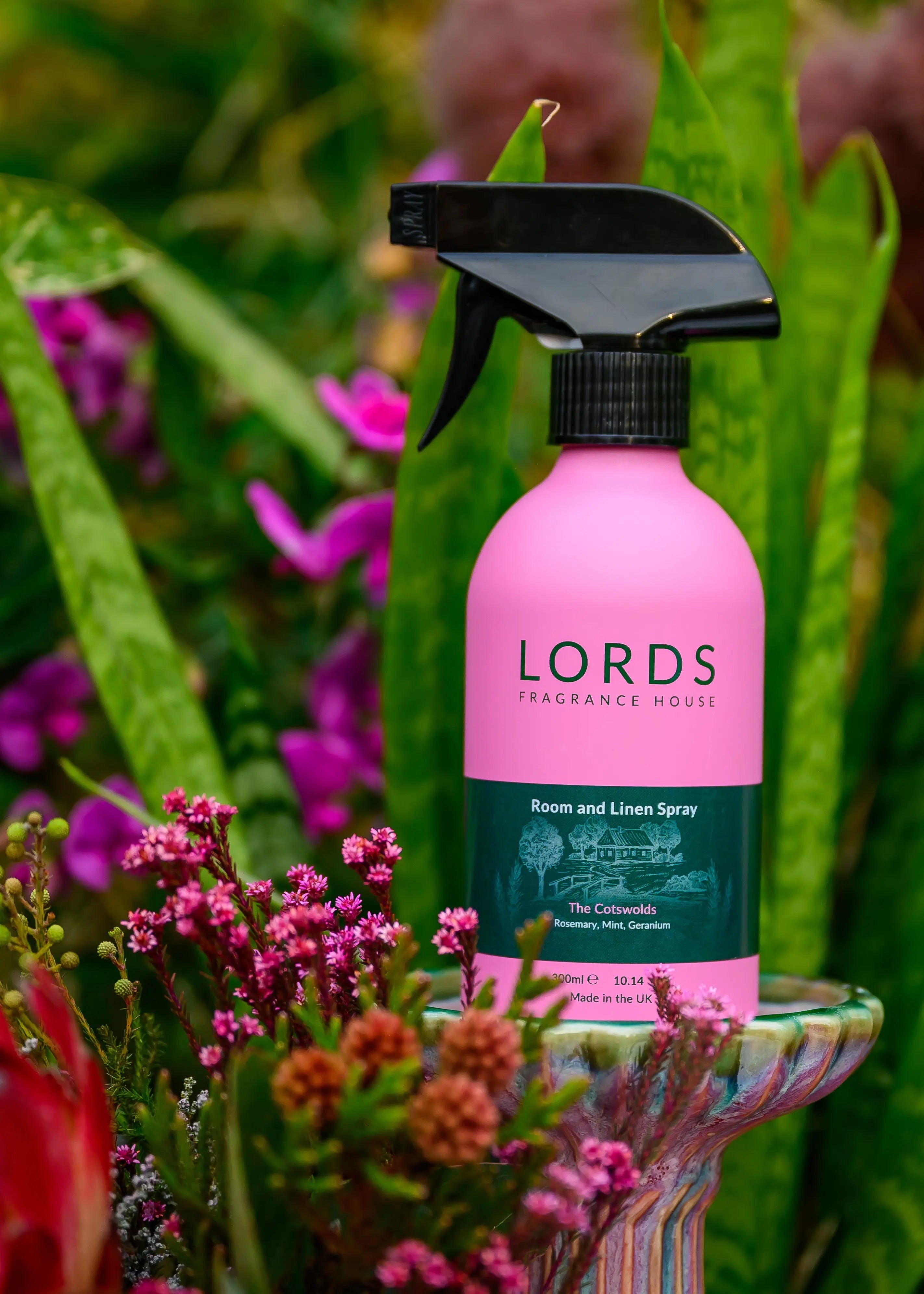 Pink Aluminium Room & Linen Spray LORDS Fragrance House