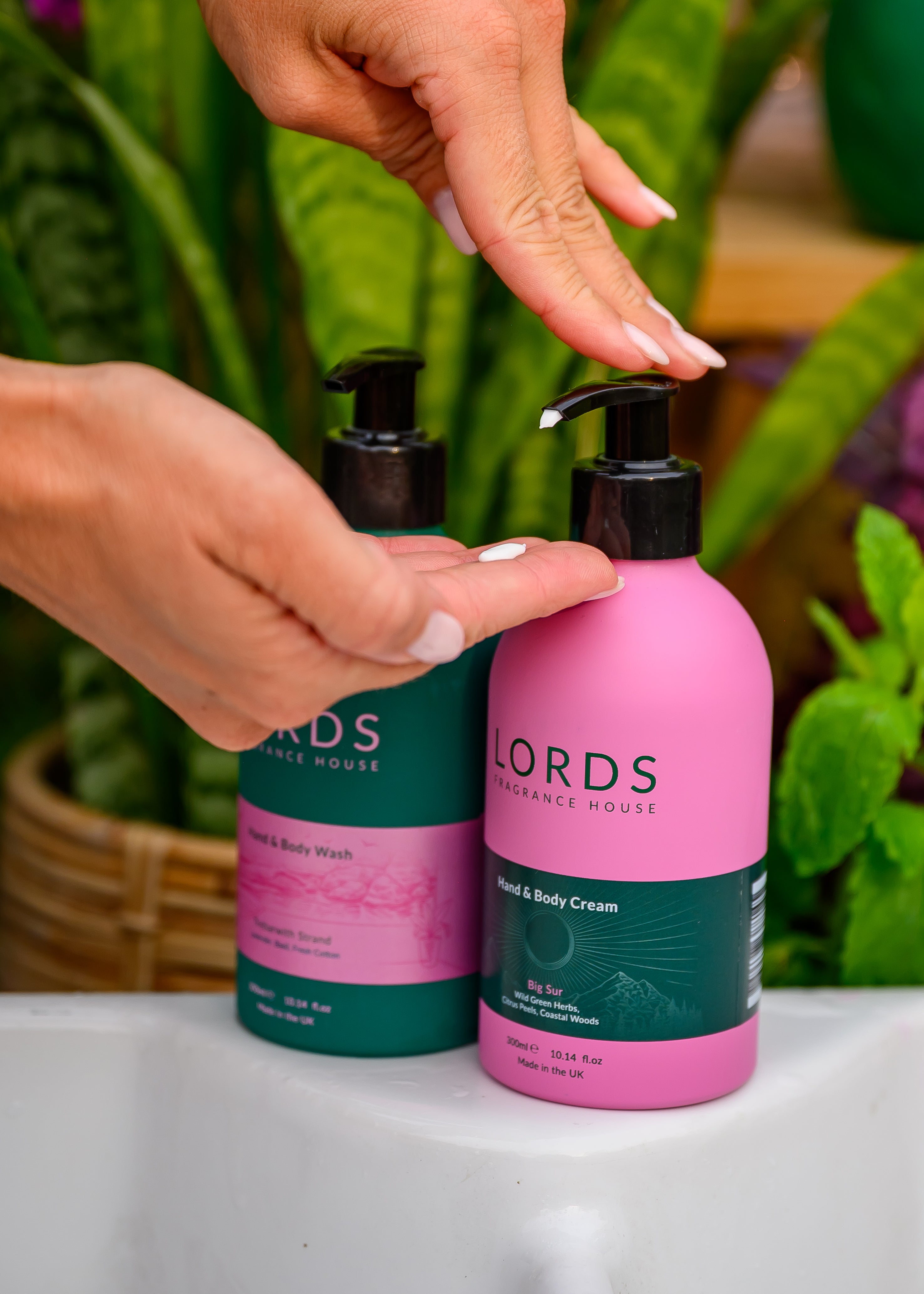 Hand & Body Cream, Pink, Rinse & Repeat Aluminium