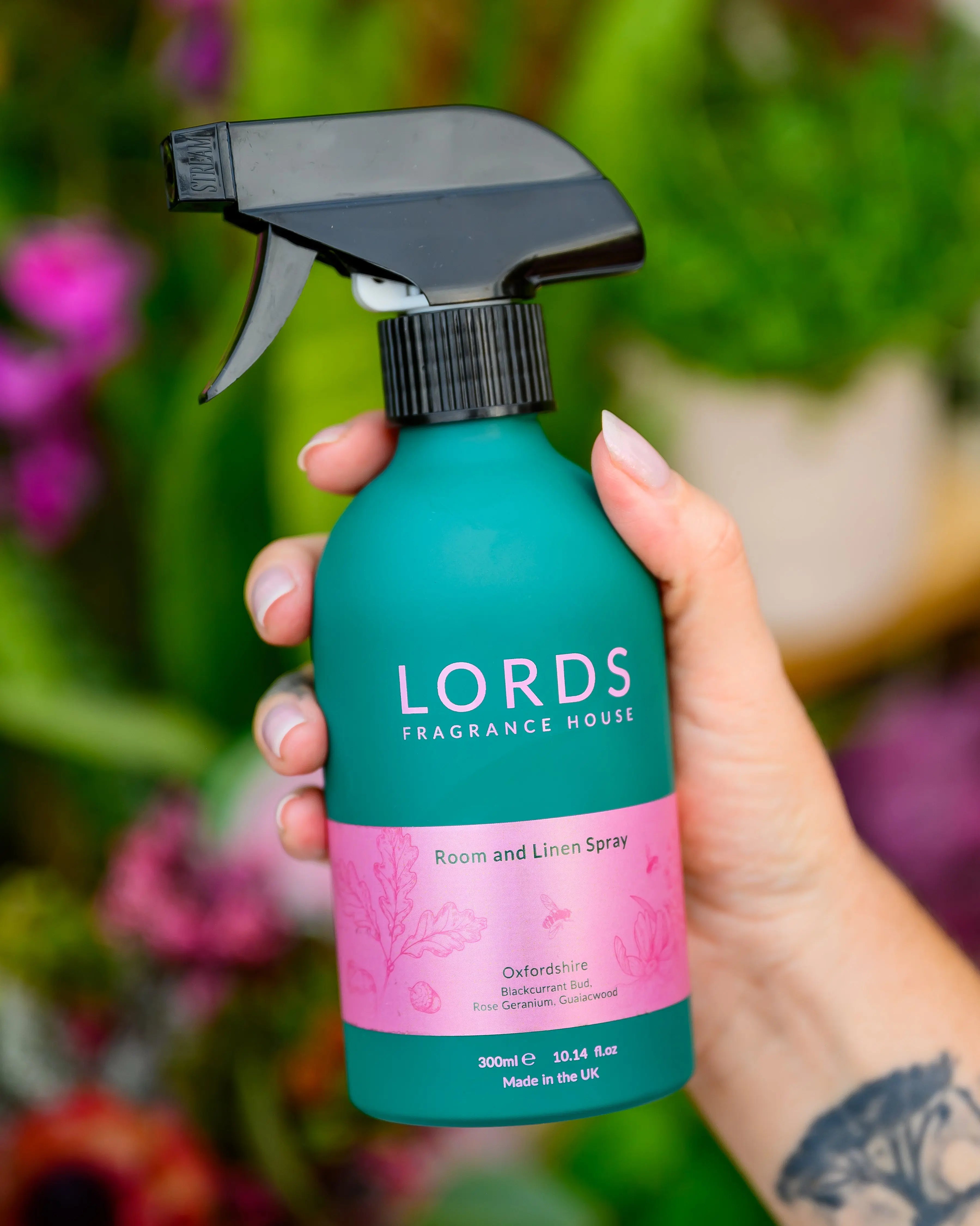Green Aluminium Room & Linen Spray LORDS Fragrance House