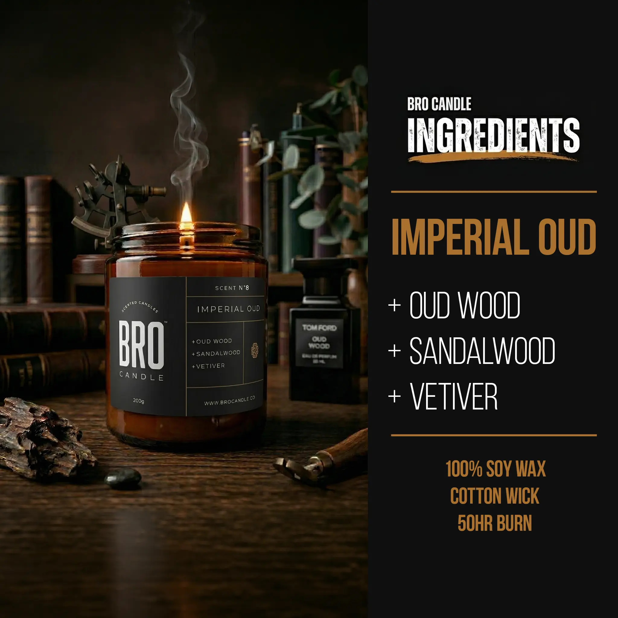 The Imperial Oud Candle Bro Candle