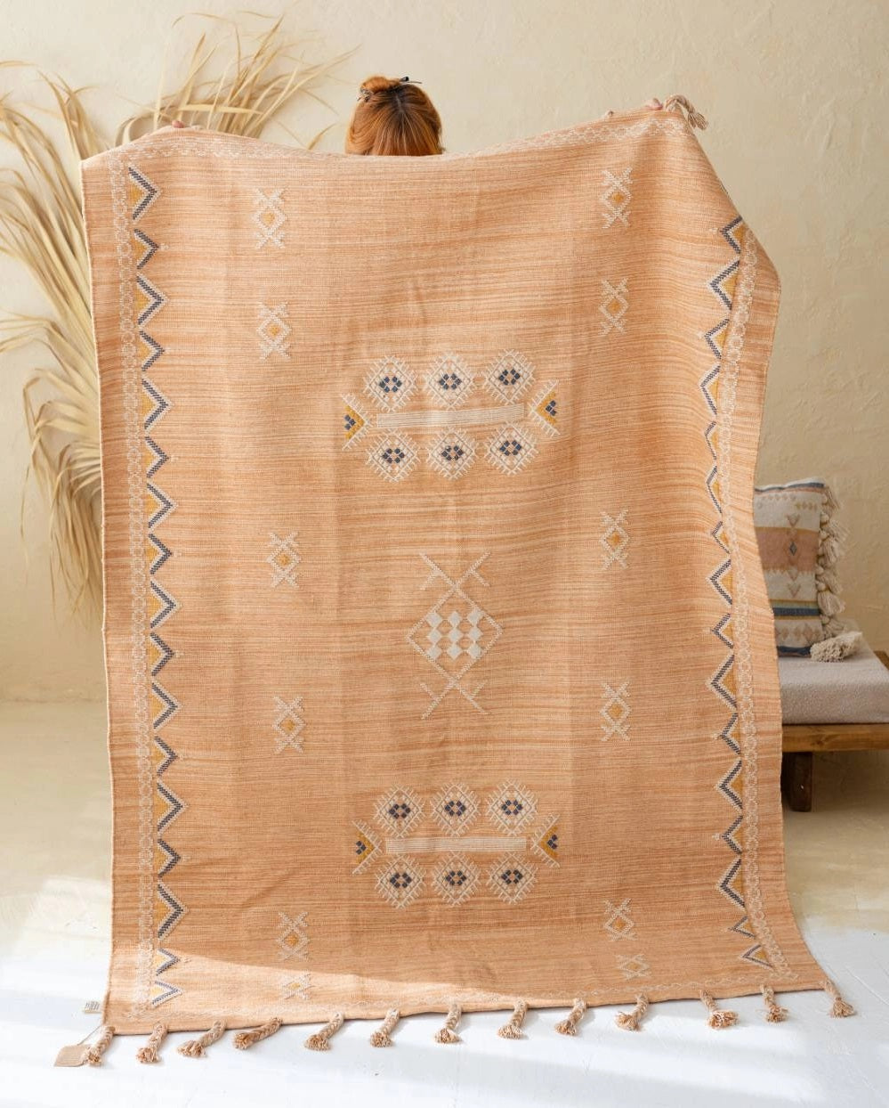 Ira | Woven Cotton Rug | 140 X 200 cm