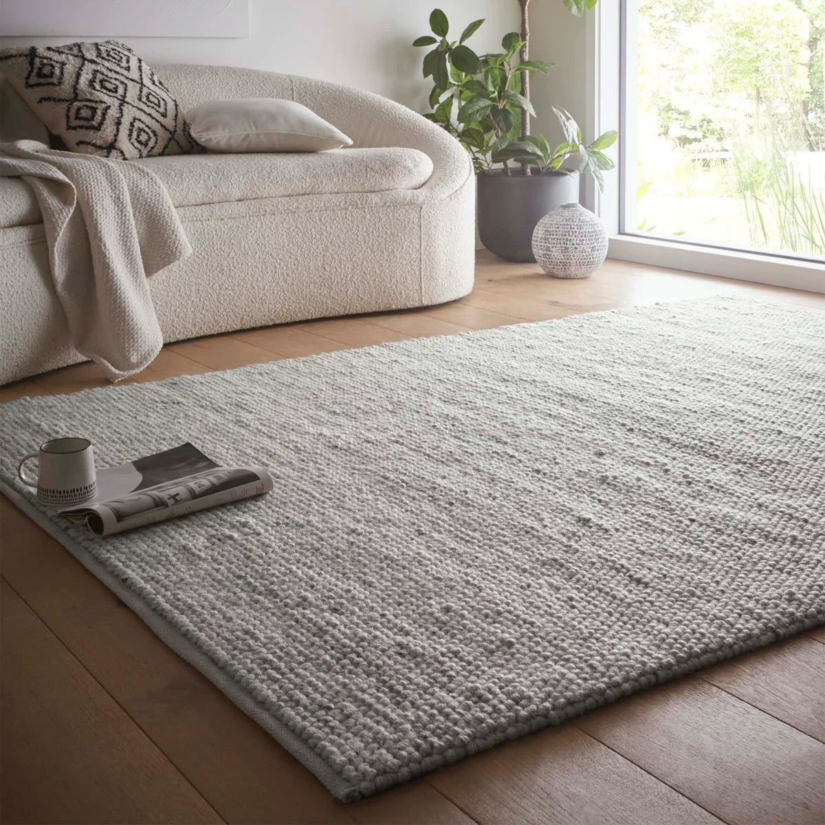 La Playa Rug | Silver
