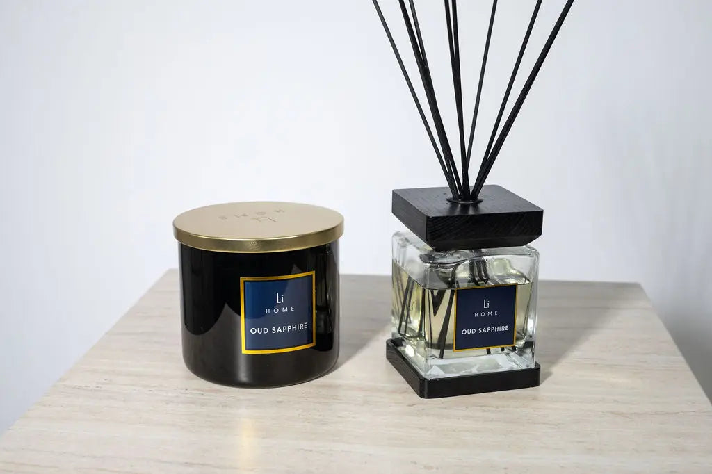 Oud Sapphire - 3 Wick Luxury Candle 1kg Lifestyle Home Collection