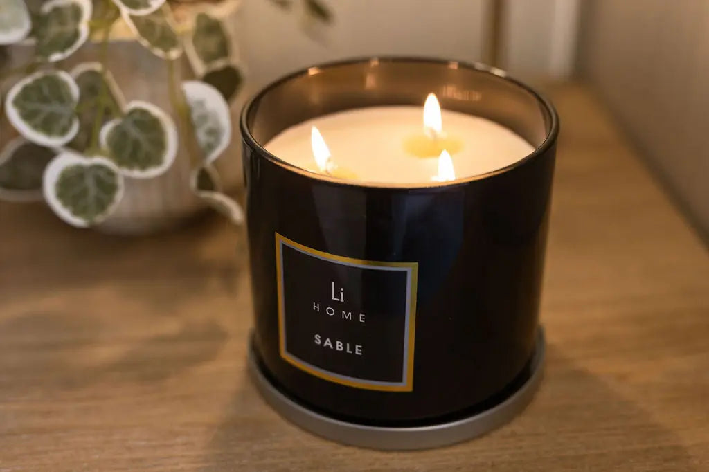 Sable - 3 Wick Luxury Candle 1kg Lifestyle Home Collection