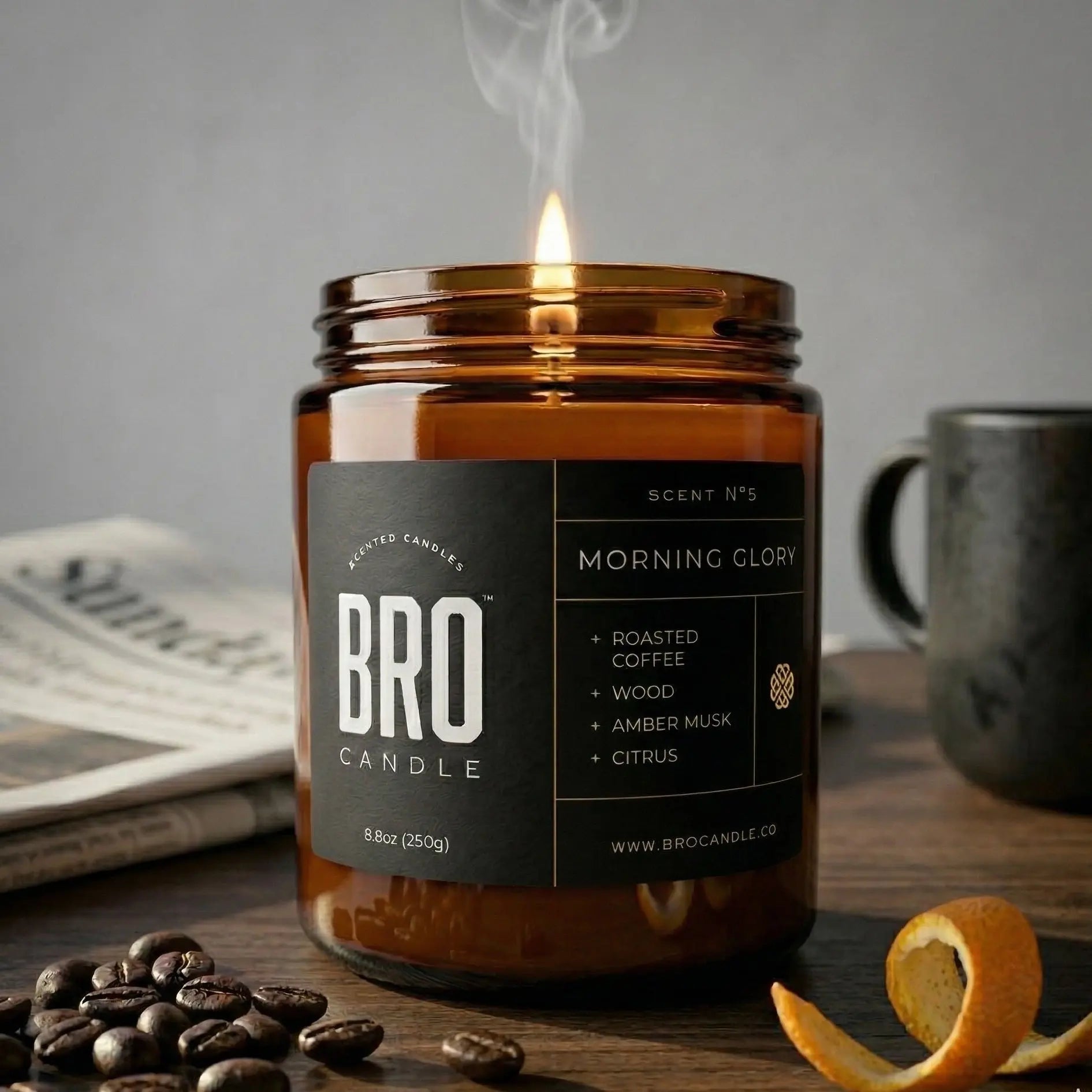 The Morning Glory Candle Bro Candle