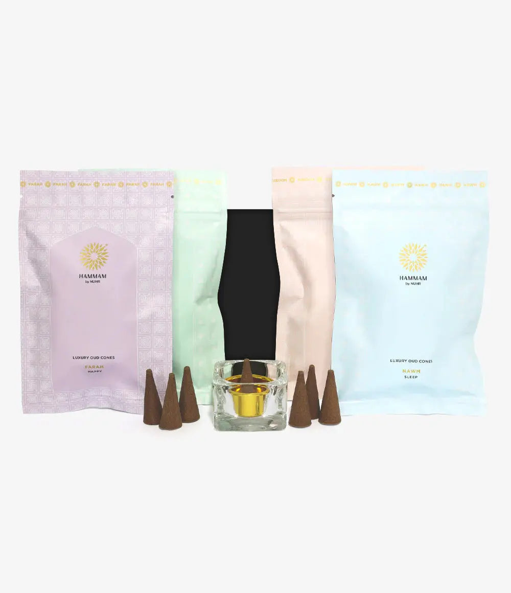 Oud Incense Cones Gift Set - Hammam by Nuhr
