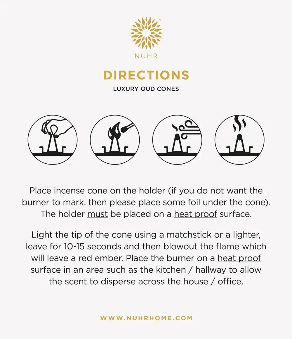 Oud Incense Cones Gift Set - Hammam by Nuhr NUHR Home
