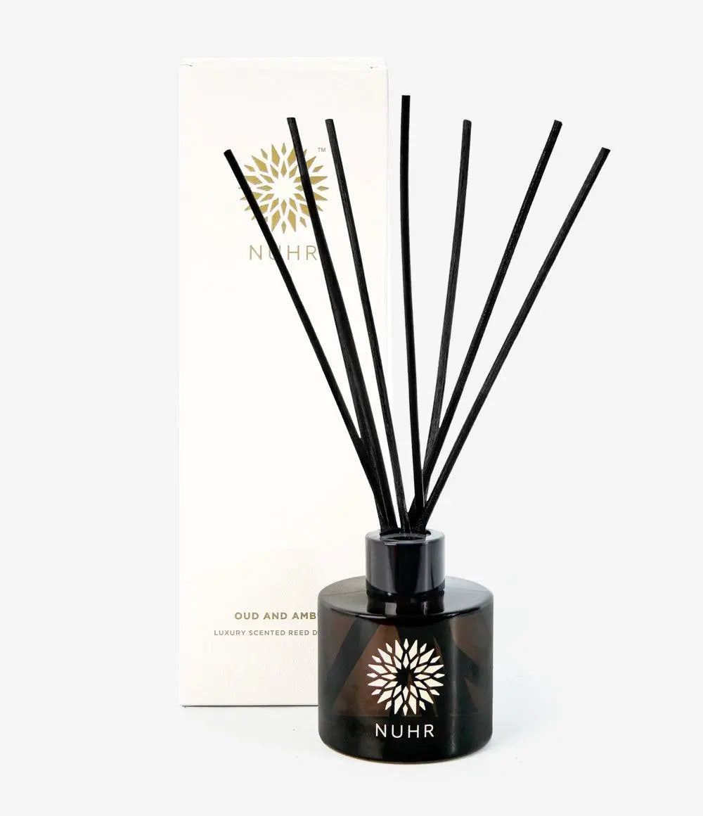 Oud & Amber Luxury Reed Room Diffuser NUHR Home