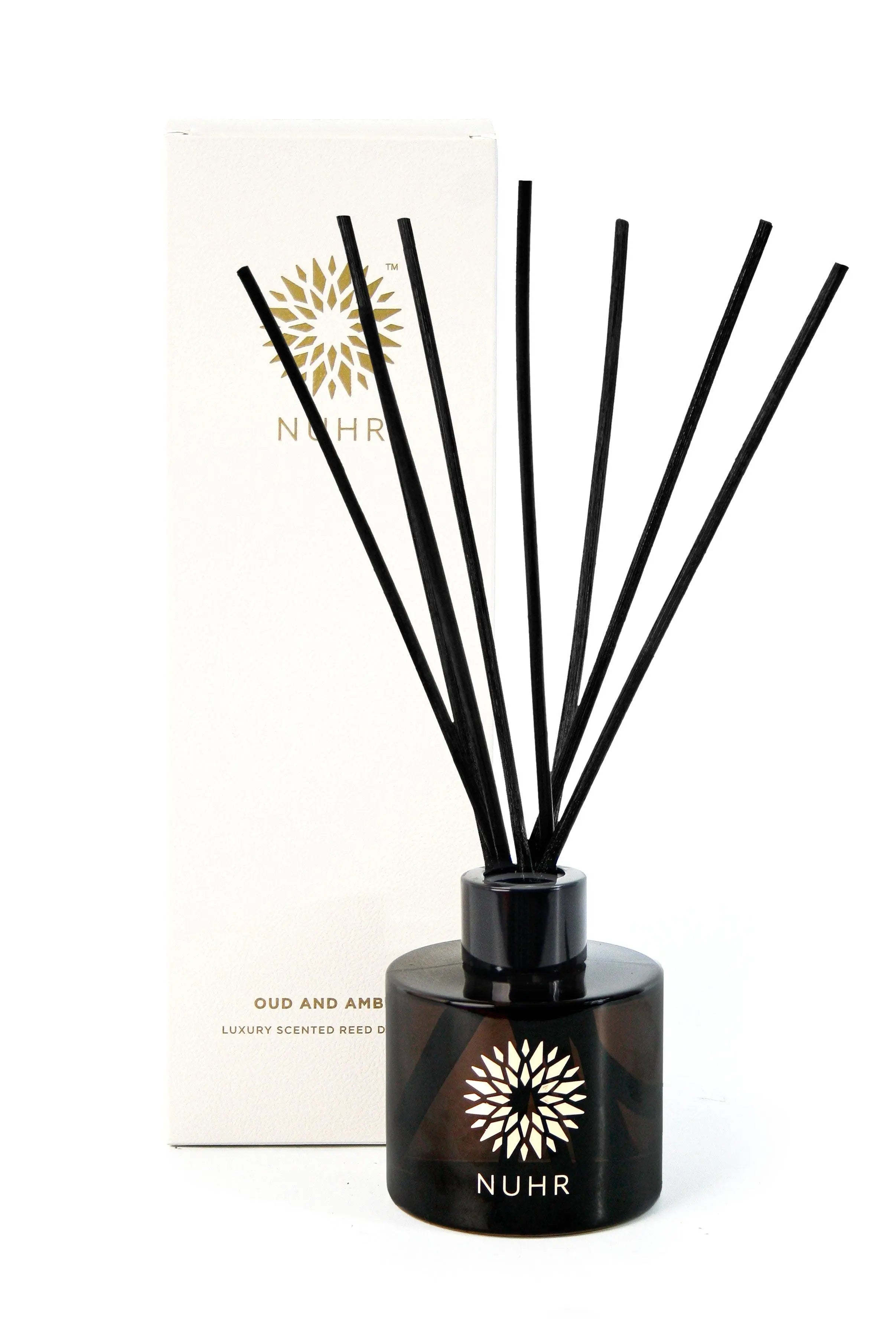 Oud & Amber Luxury Reed Room Diffuser NUHR Home