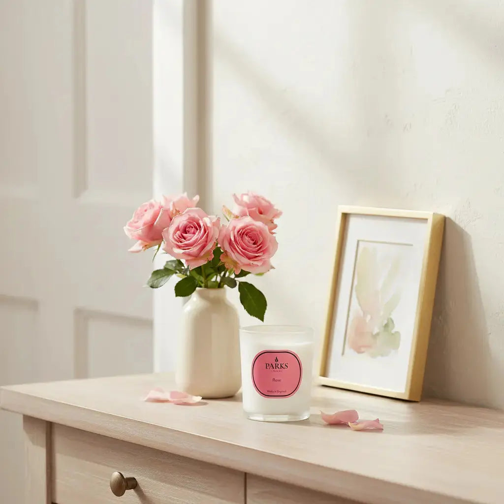Rose Candle — 180g Parks Candles