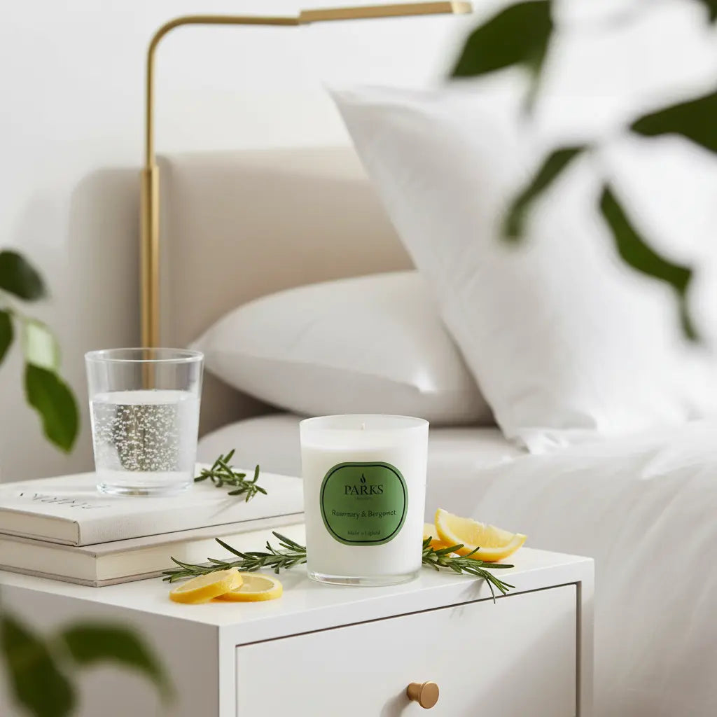 Rosemary & Bergamot Candle — 180g Parks Candles