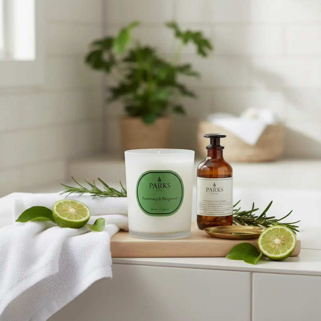 Rosemary & Bergamot Candle — 180g Parks Candles