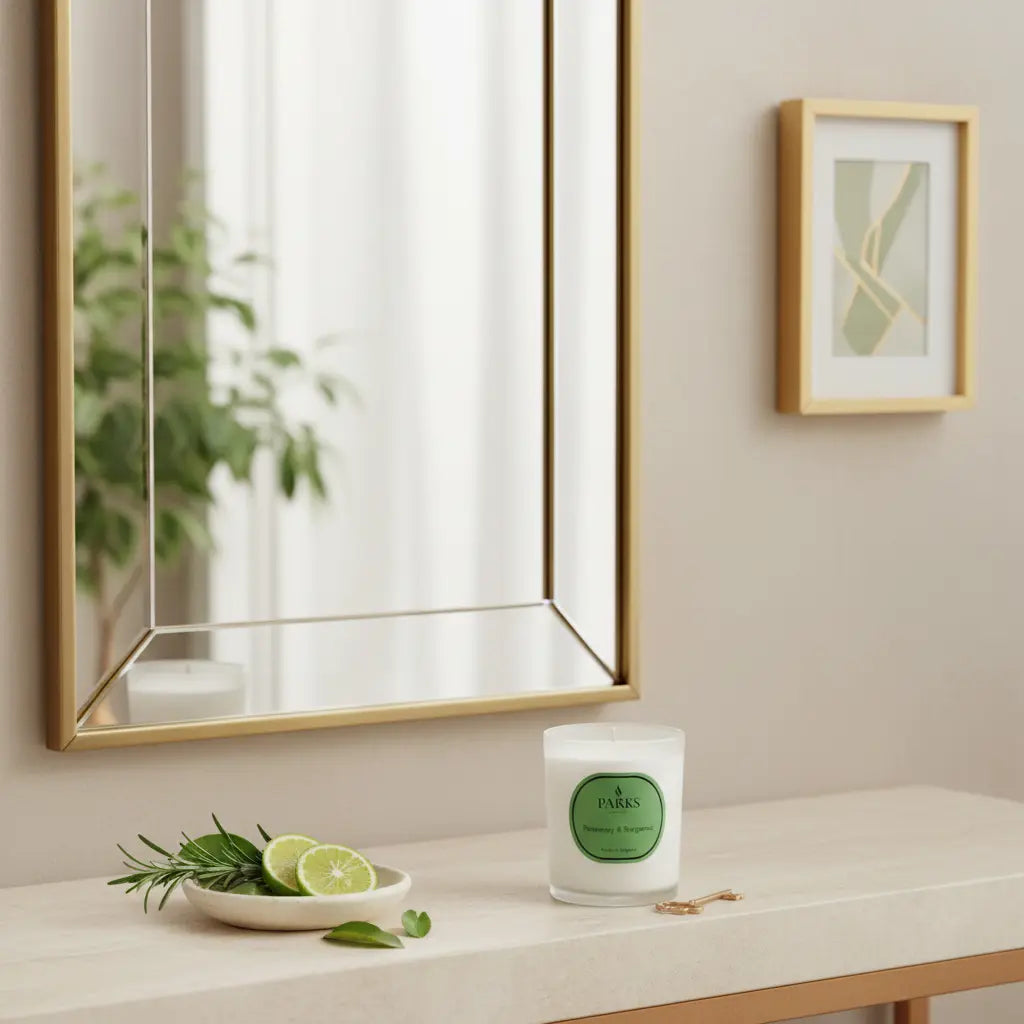 Rosemary & Bergamot Candle — 180g Parks Candles