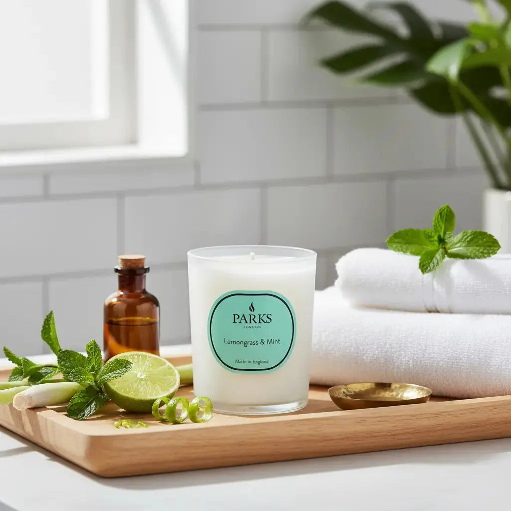 Lemongrass & Mint Candle — 180g Parks Candles