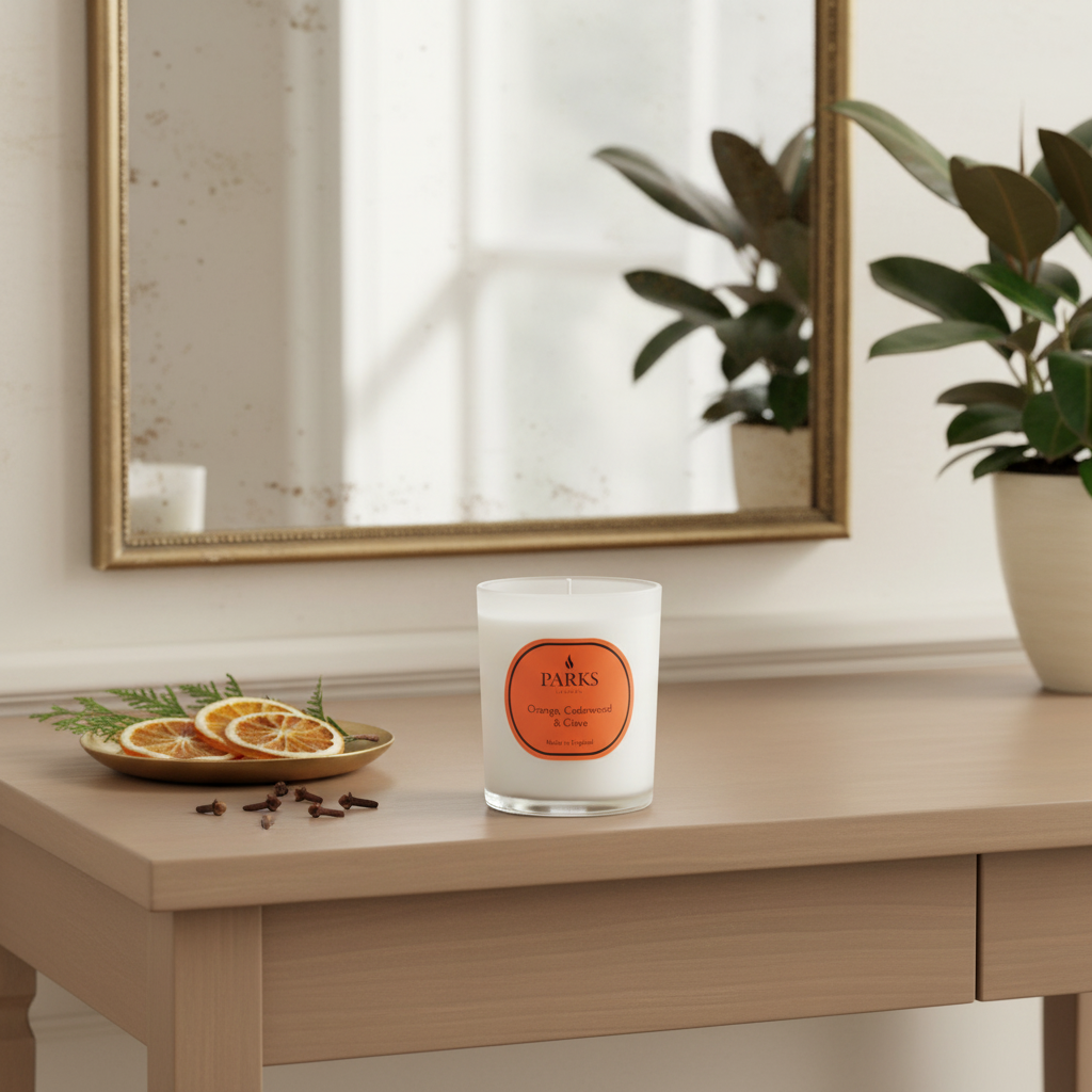 Orange, Cedarwood & Clove Candle — 180g