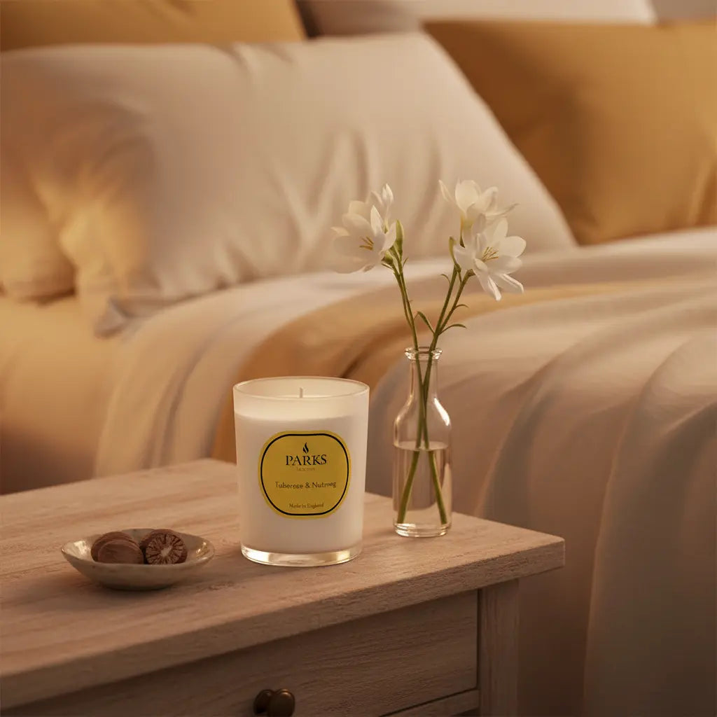 Tuberose & Nutmeg Candle — 180g Parks Candles