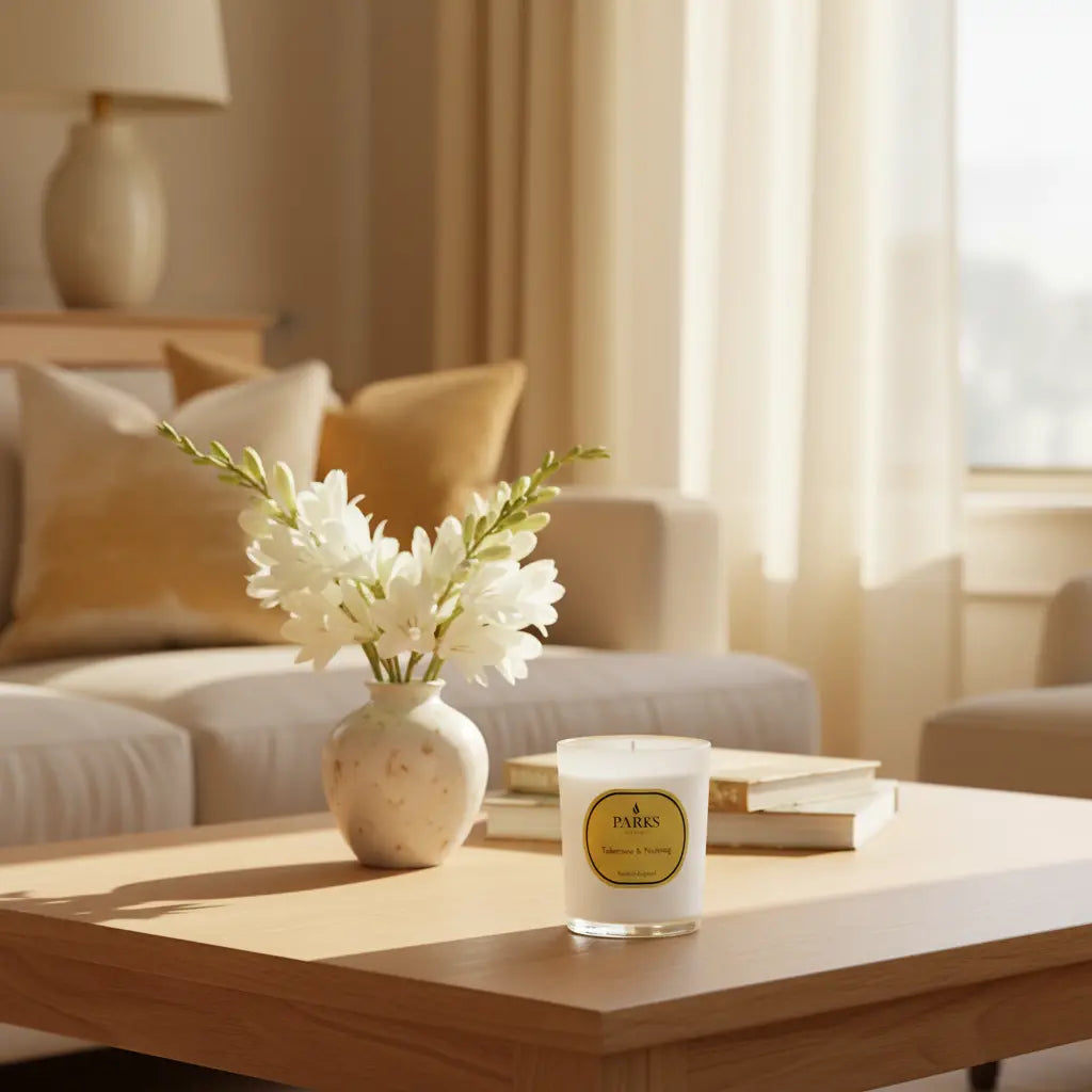 Tuberose & Nutmeg Candle — 180g Parks Candles