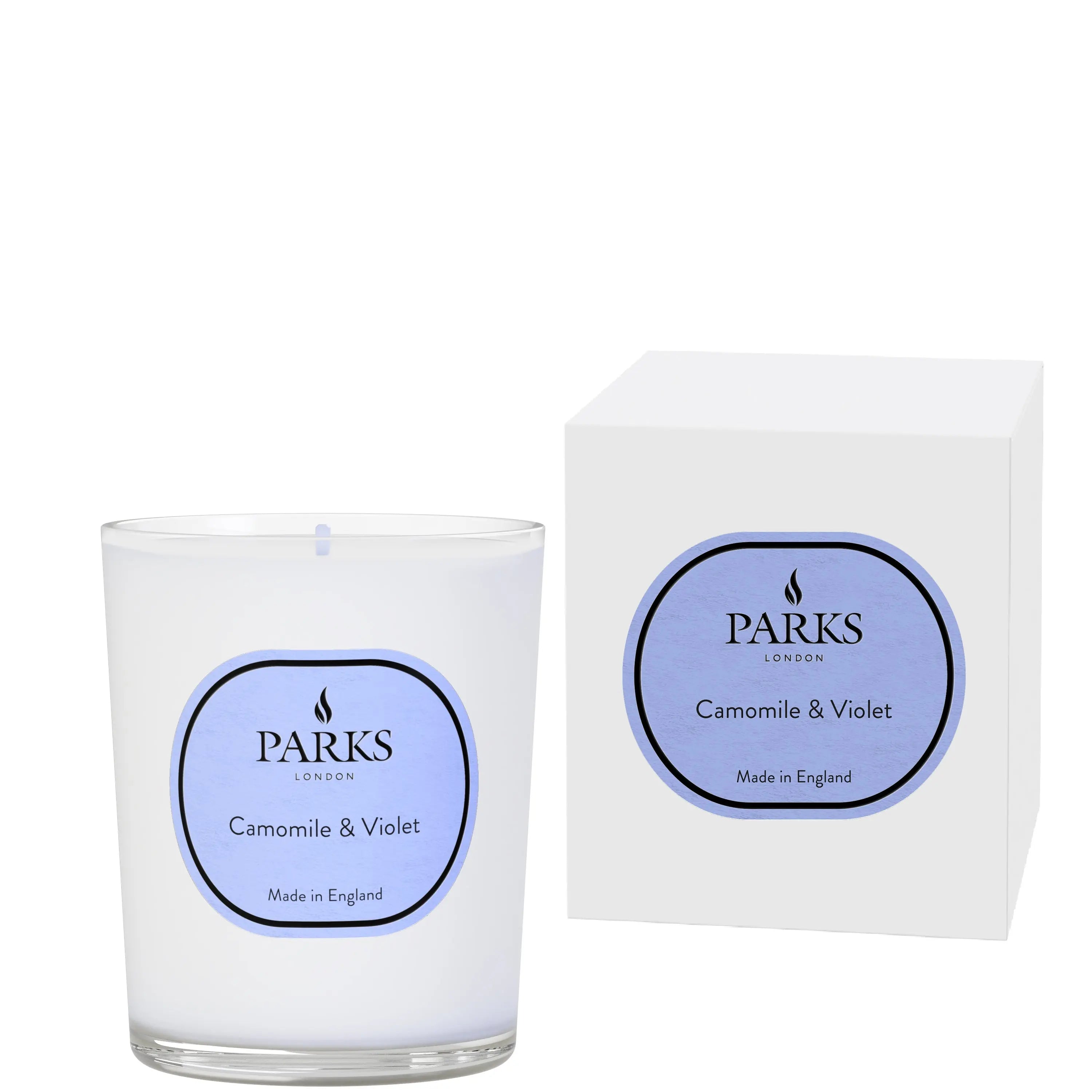 Chamomile & Violet Candle — 180g Parks Candles