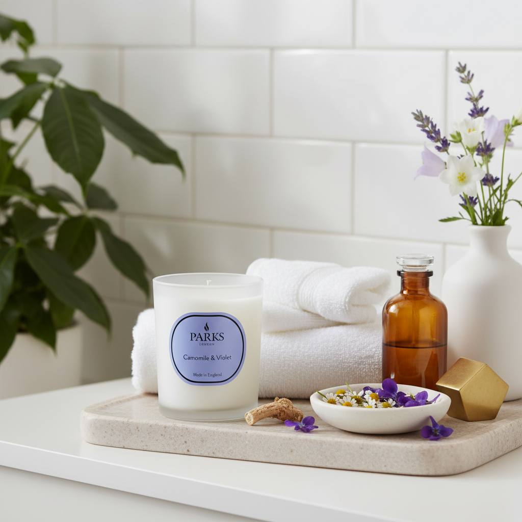 Chamomile & Violet Candle — 180g