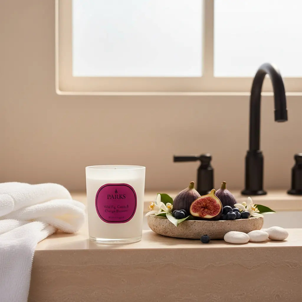 Wild Fig, Cassis & Orange Blossom Candle — 180g Parks Candles