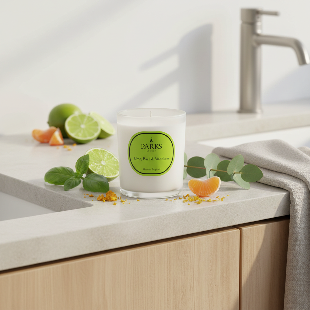 Lime, Basil & Mandarin Candle — 180g