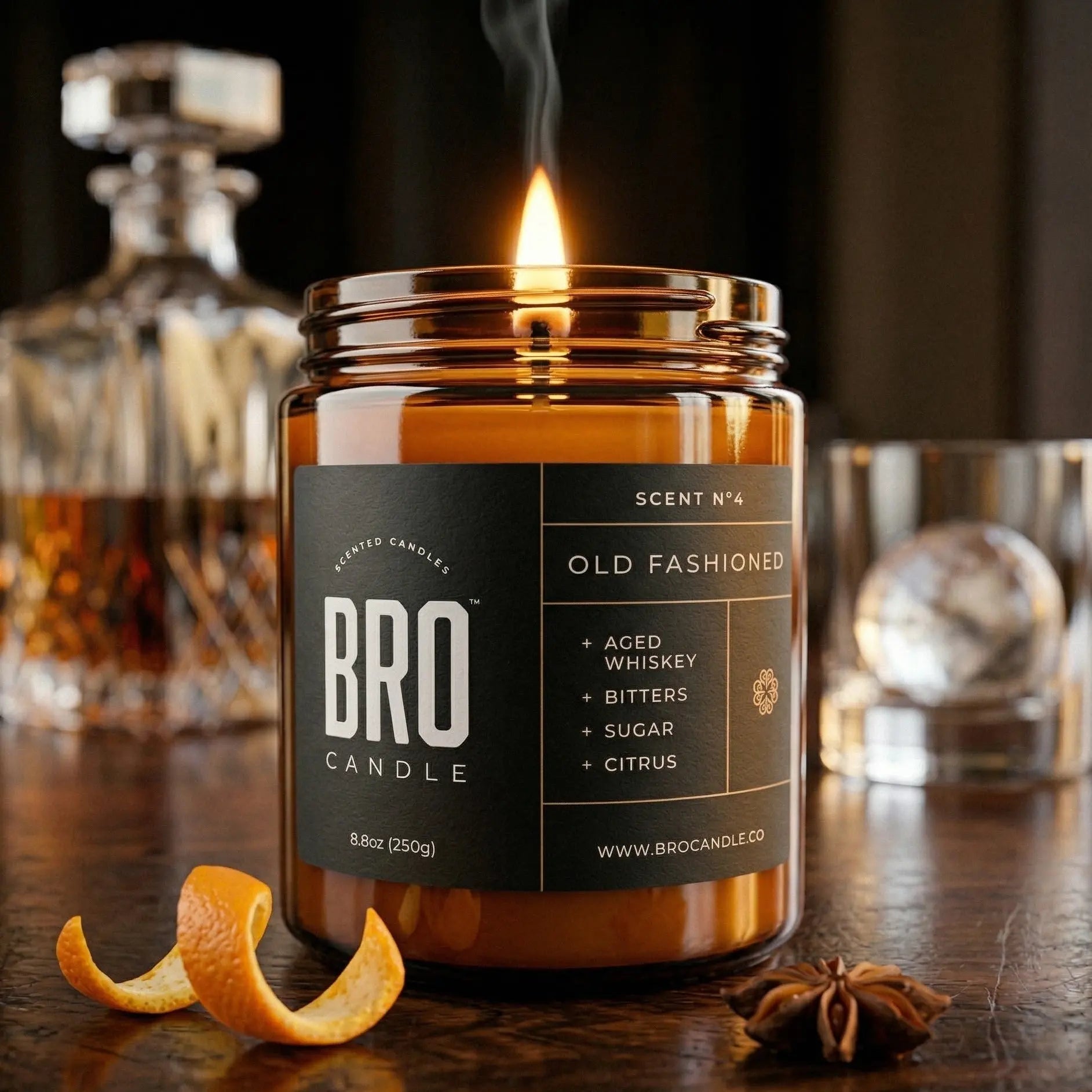The Old Fashioned Candle Bro Candle